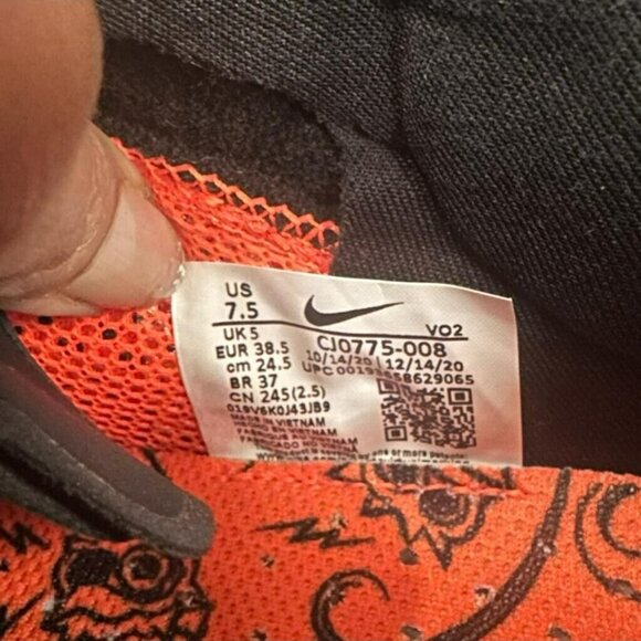 🚲Women’s Cycling Shoes Sz 7.5 Nike SuperRep Cycle Spinning CJ0775-008 Black Red - Picture 9 of 11